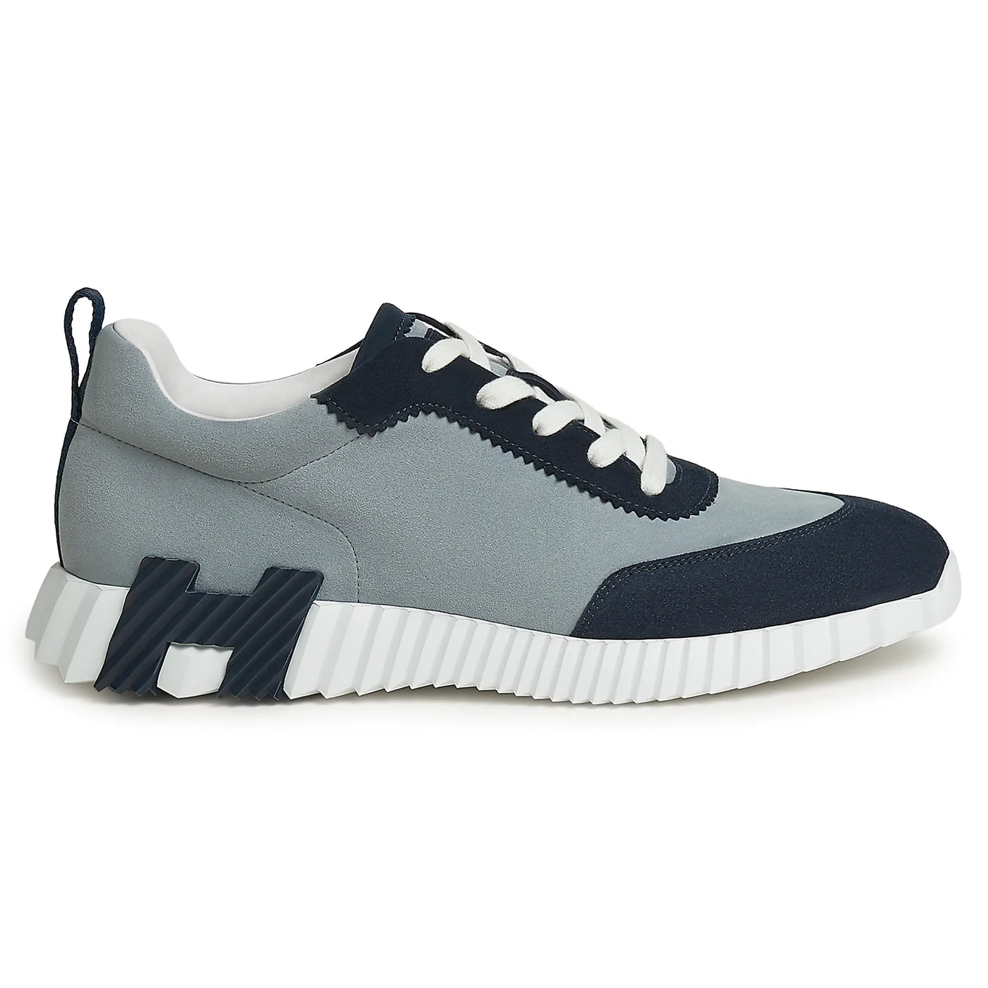 Baskets Hermès Bouncing Bleu Galet Marine