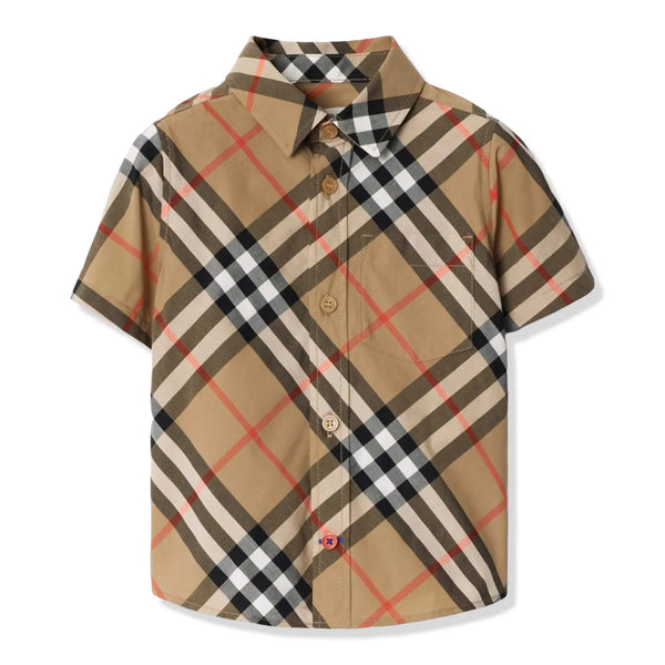 Chemise Burberry Owen Essential Check Beige