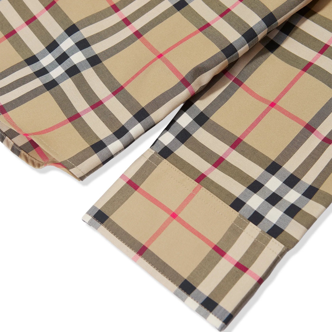 Chemise Burberry Owen Check L/S Beige — vue 4