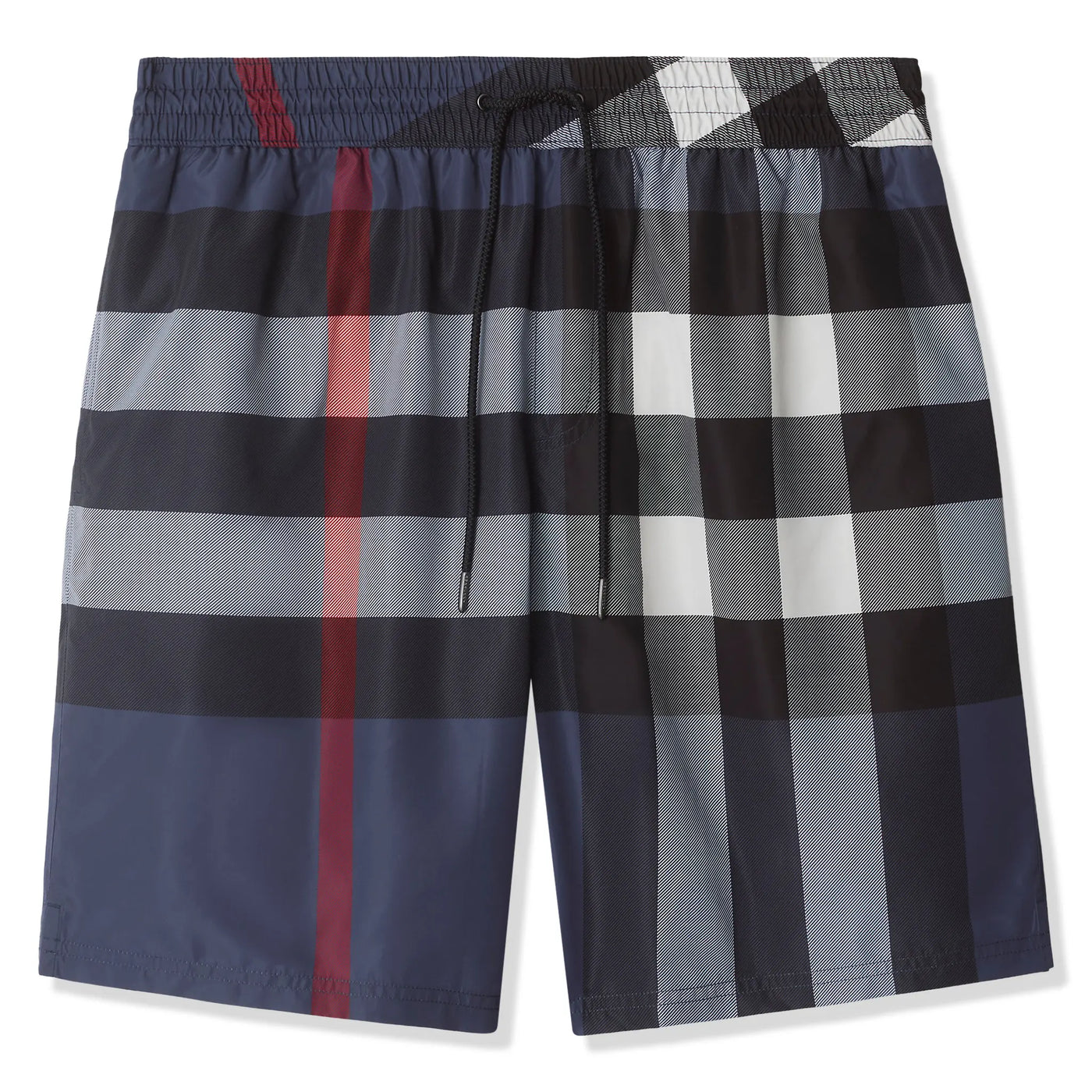 Short Burberry Check Carbon Bleu