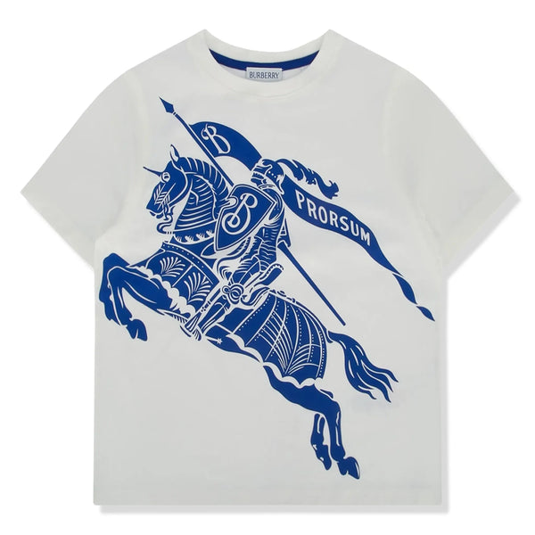T-Shirt Burberry Cedar Knight Blanc
