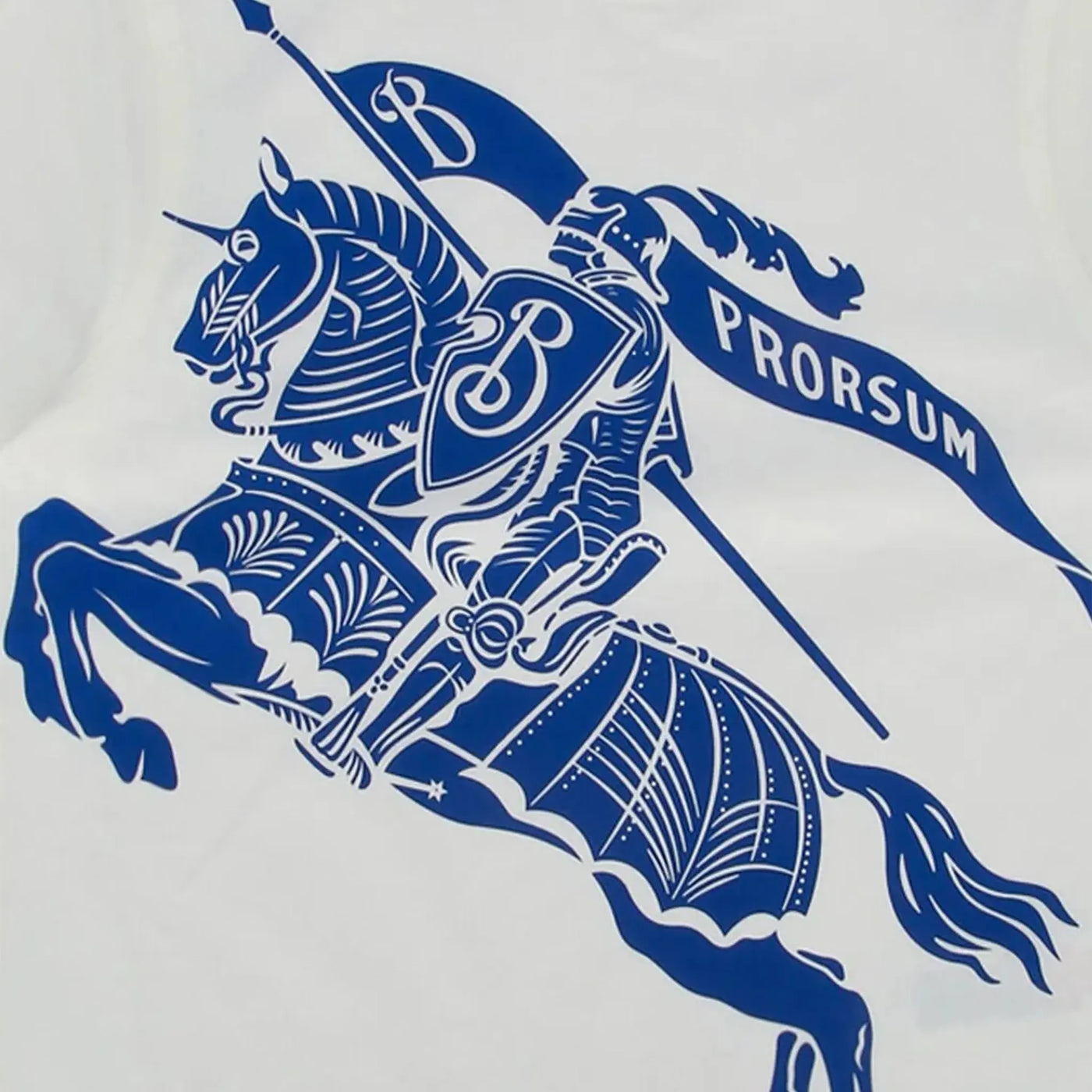 T-Shirt Burberry Cedar Knight Blanc — vue 5