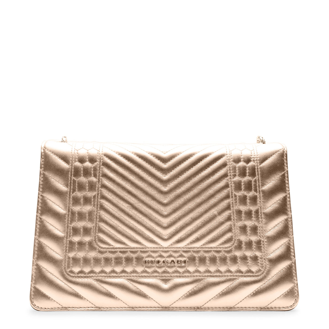 Sac Bvlgari Serpenti Nappa Leather Or — vue 2