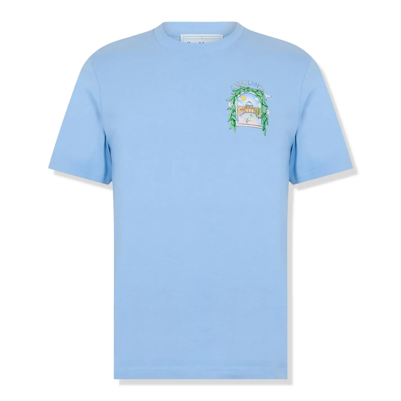 T-Shirt Casablanca Casa Larche Tennis Bleu T Shirt