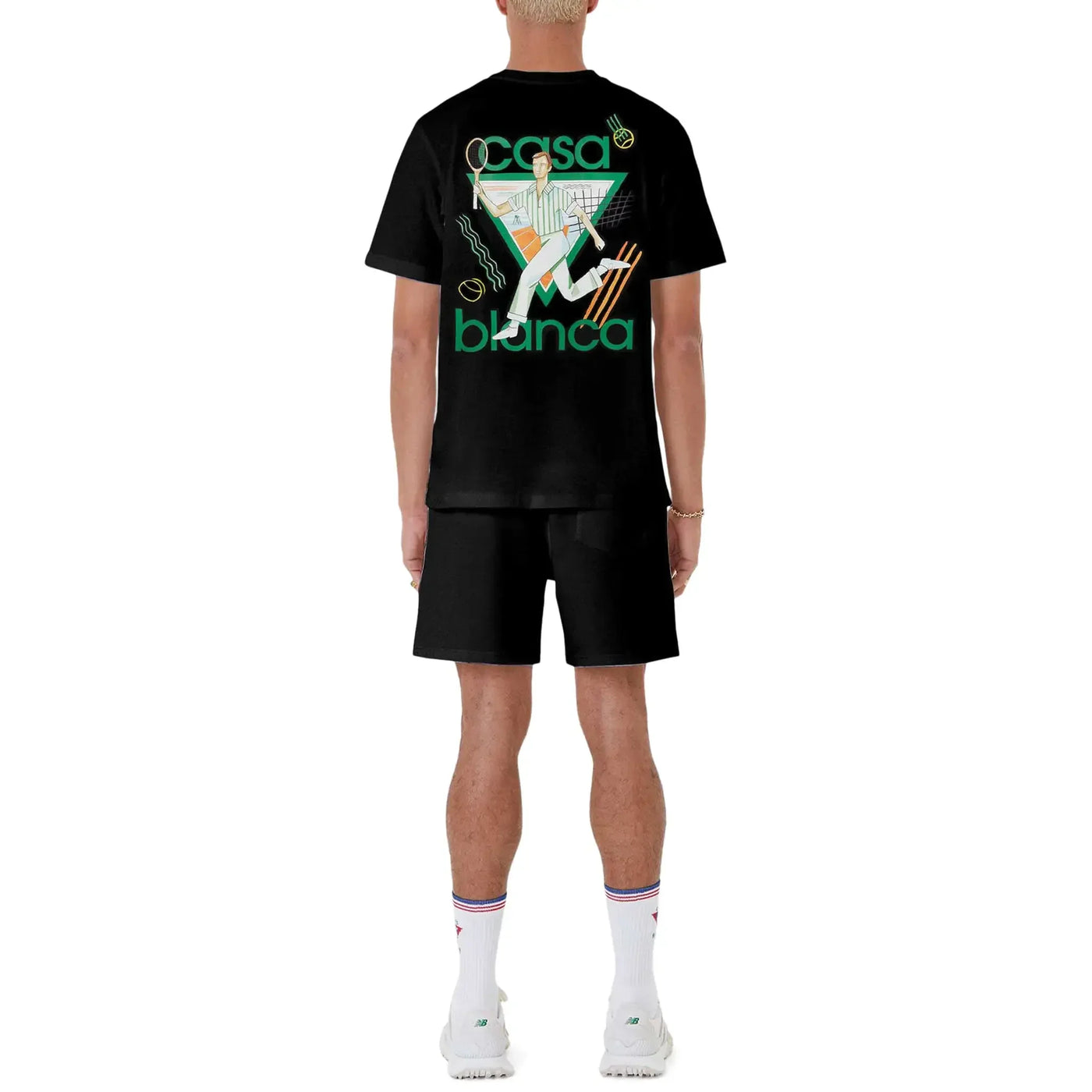 T-Shirt Casablanca le Jeu Noir T-shirt — vue 4