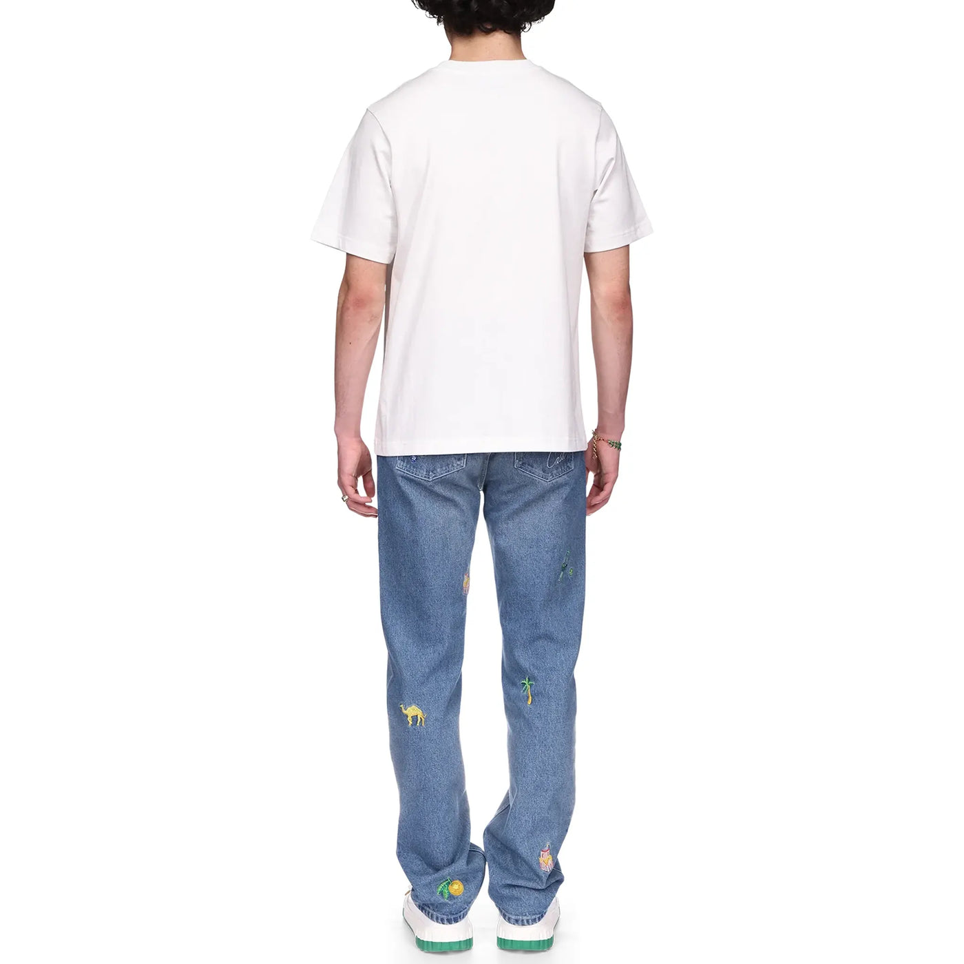 T-Shirt Casablanca Unity Is Power Blanc T-shirt — vue 4