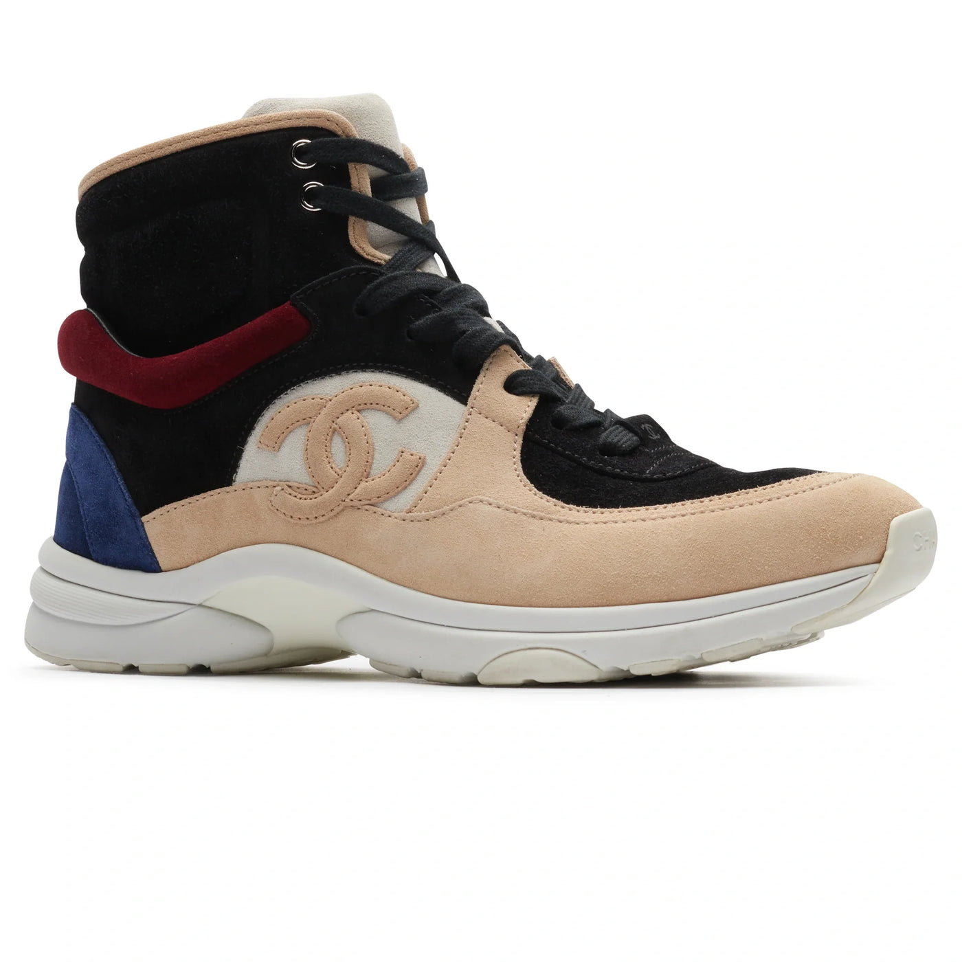 Baskets Chanel CC Cambon Tricolor High Top — vue 4