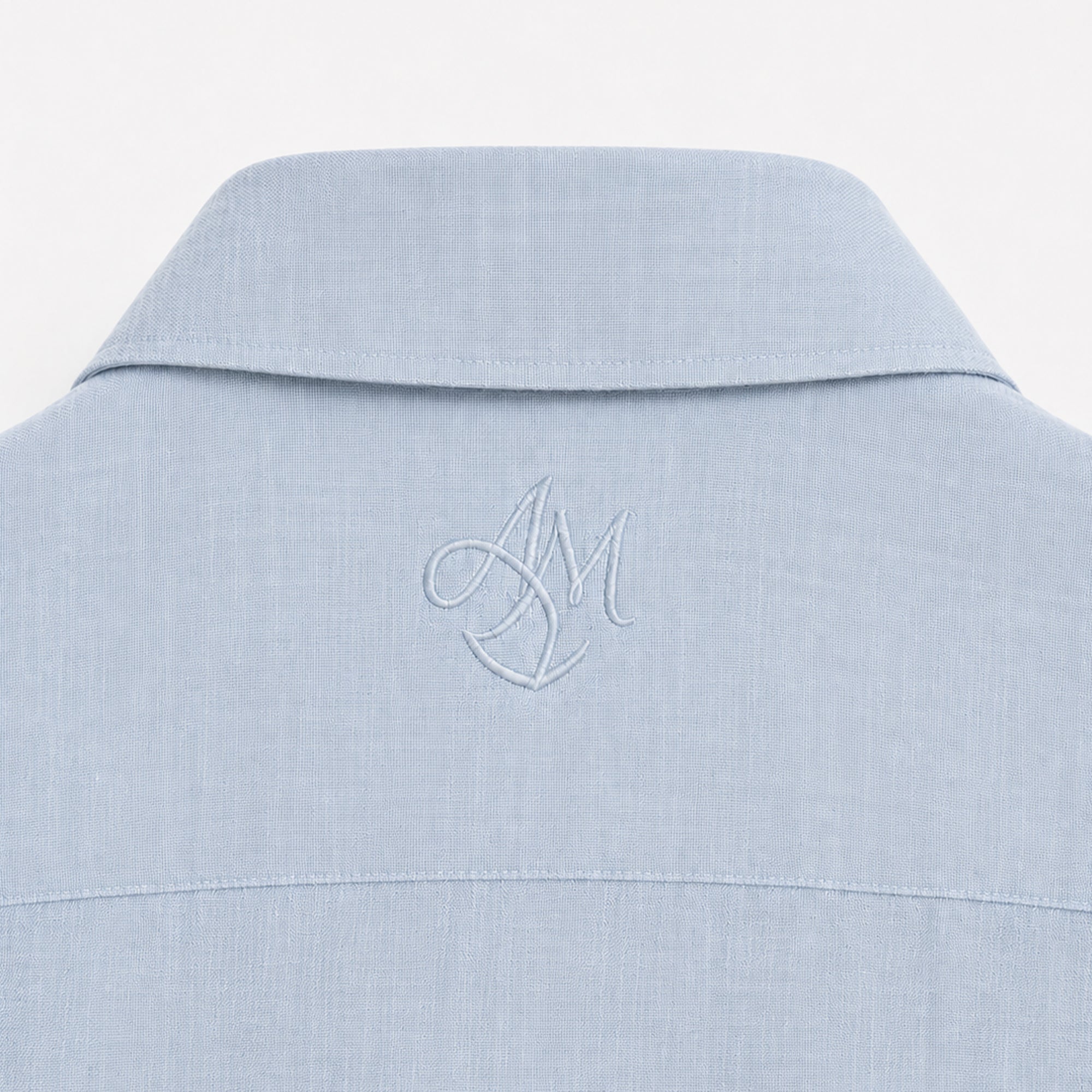 Chemise en Lin — Bleu Layette