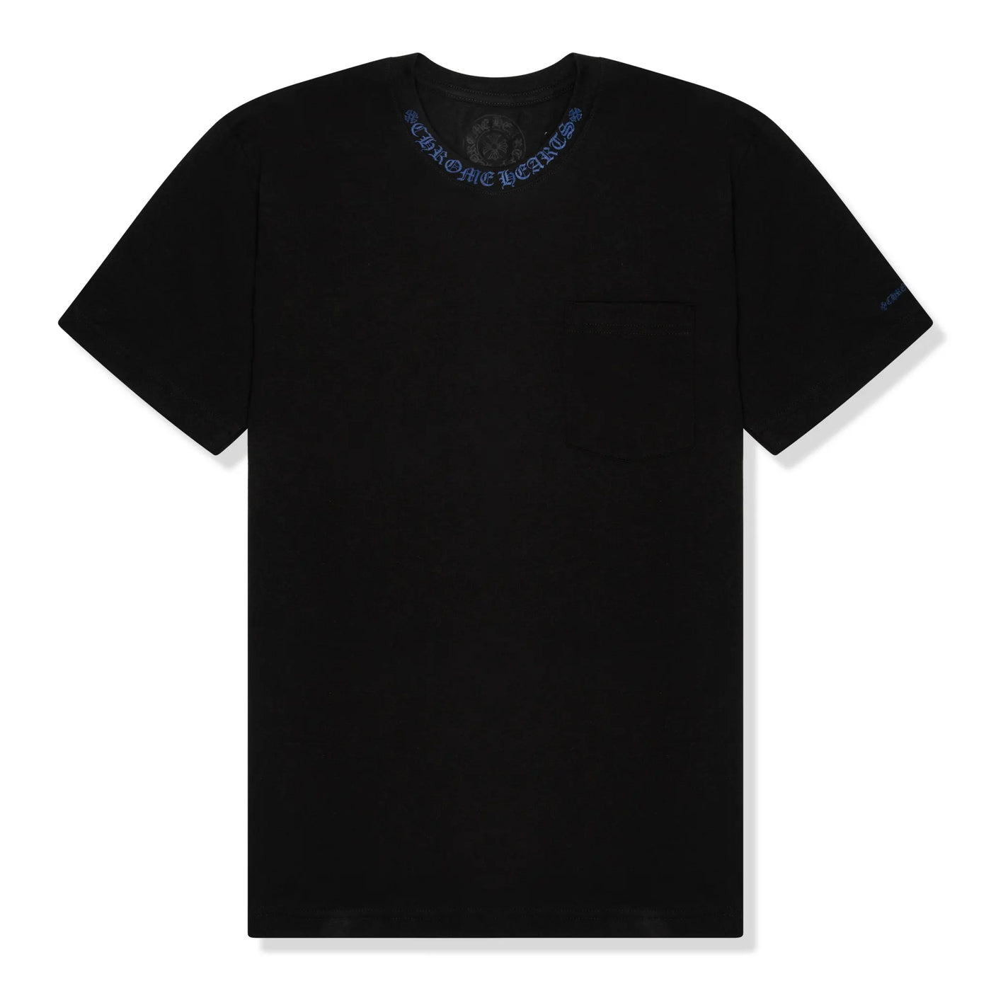 T-Shirt Chrome Hearts 1988 Neck Logo Noir Bleu T Shirt