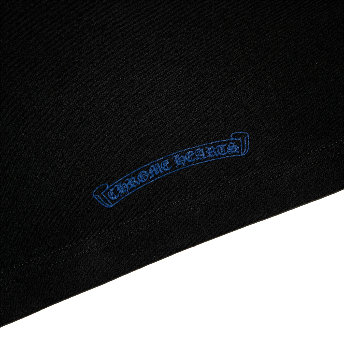 T-Shirt Chrome Hearts 1988 Neck Logo L/S Noir Bleu T Shirt — vue 5