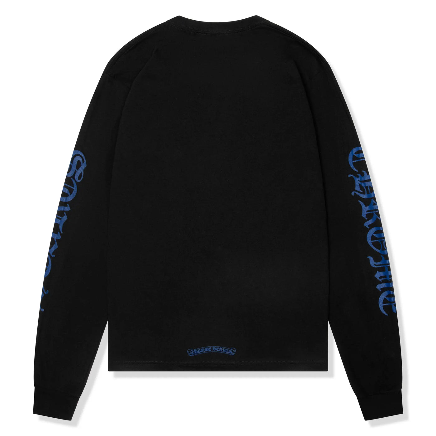 T-Shirt Chrome Hearts 1988 Neck Logo L/S Noir Bleu T Shirt — vue 2