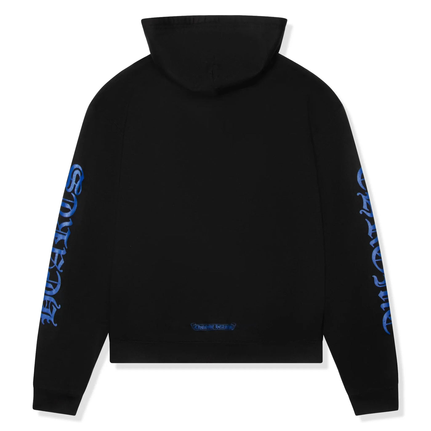 Hoodie Chrome Hearts 1988 Script Logo Zip-up Noir Bleu — vue 2