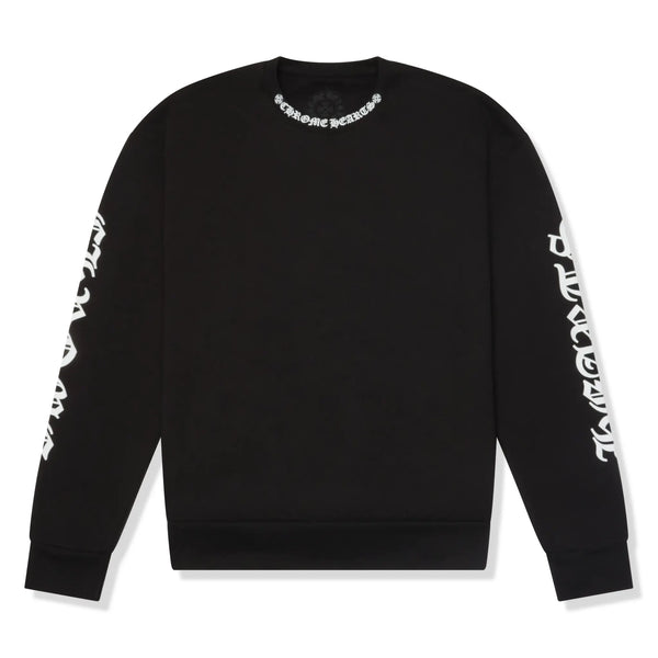 Sweat Chrome Hearts 1998 Neck Logo Noir Blanc