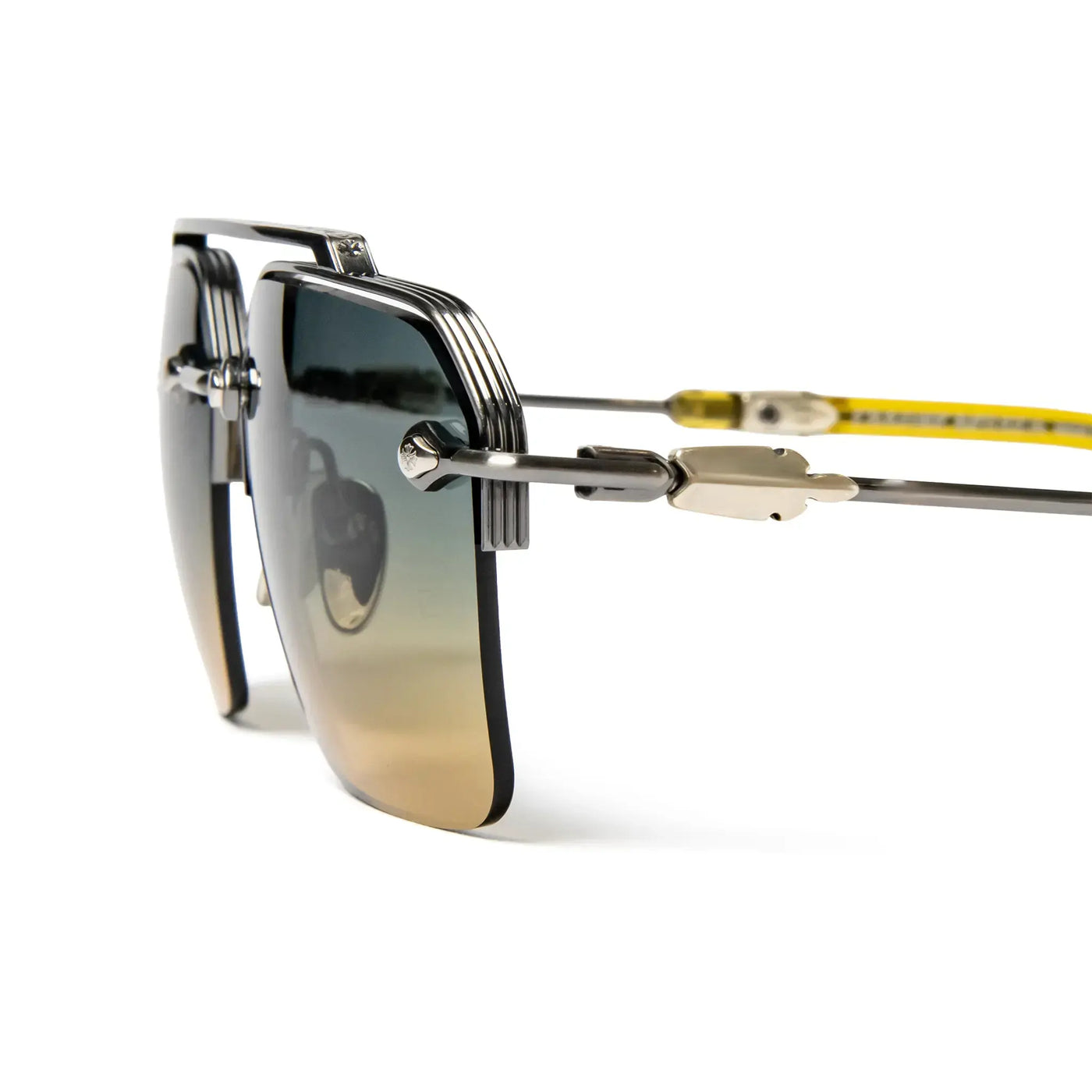 Lunettes de soleil Chrome Hearts Bidi Esem Pewter Malt — vue 8