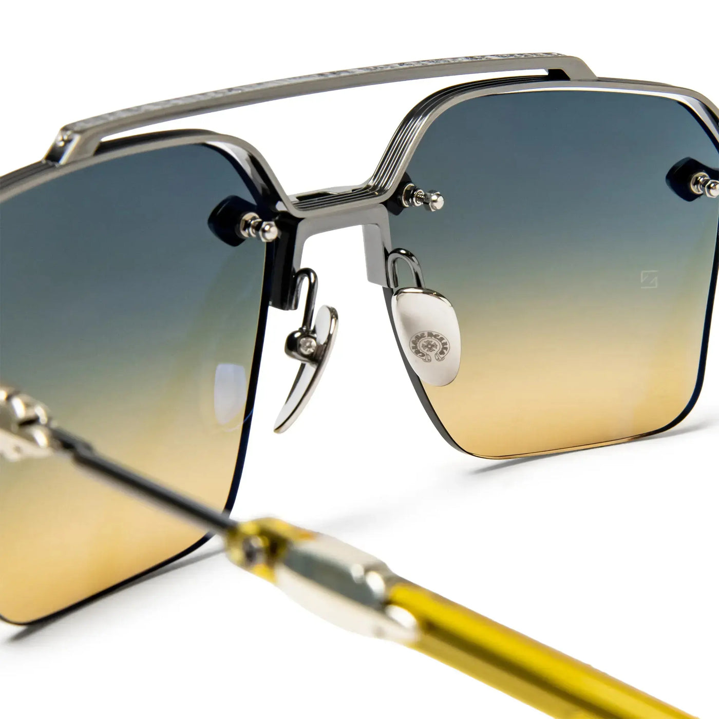 Lunettes de soleil Chrome Hearts Bidi Esem Pewter Malt — vue 4