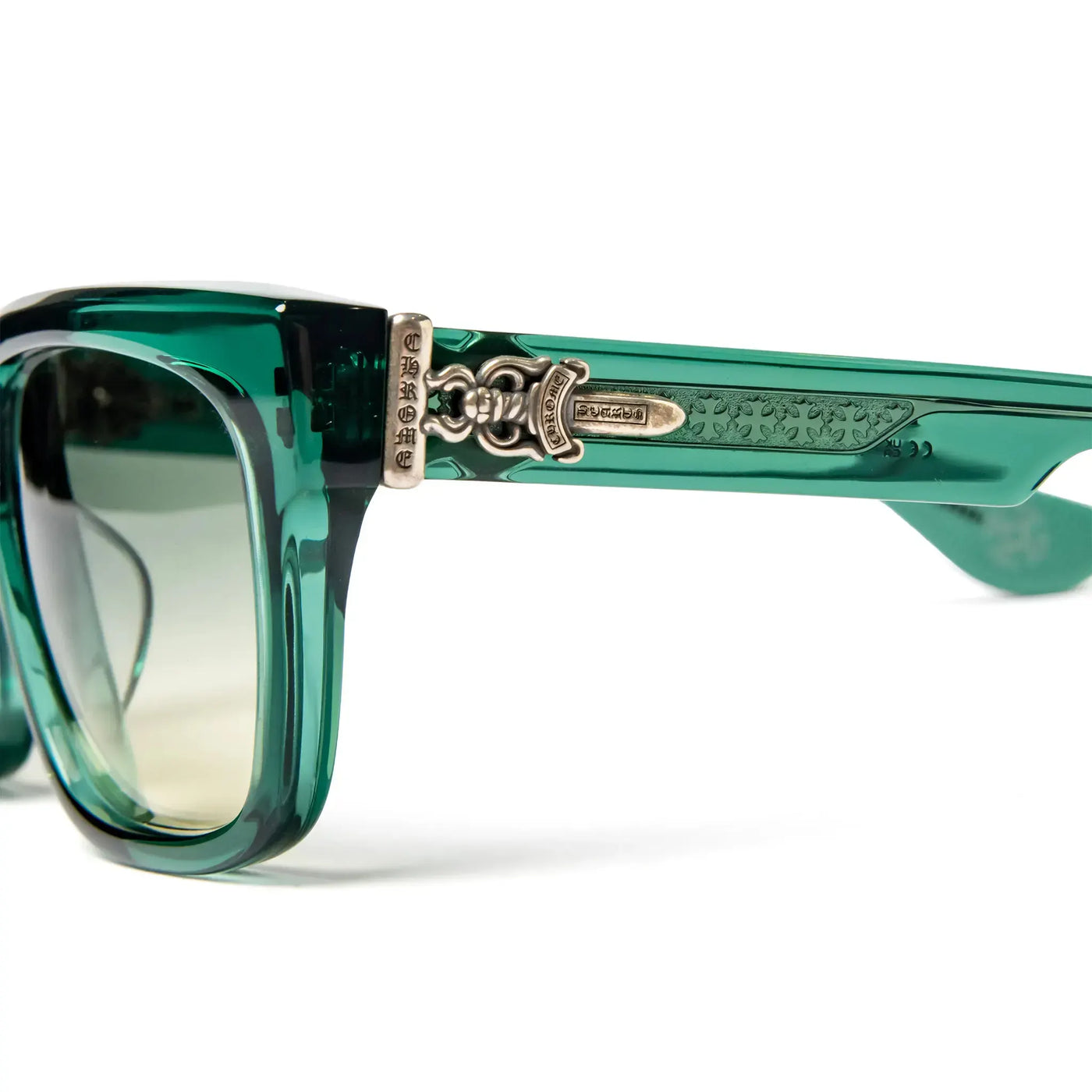 Lunettes de soleil Chrome Hearts Box Officer Marine — vue 4
