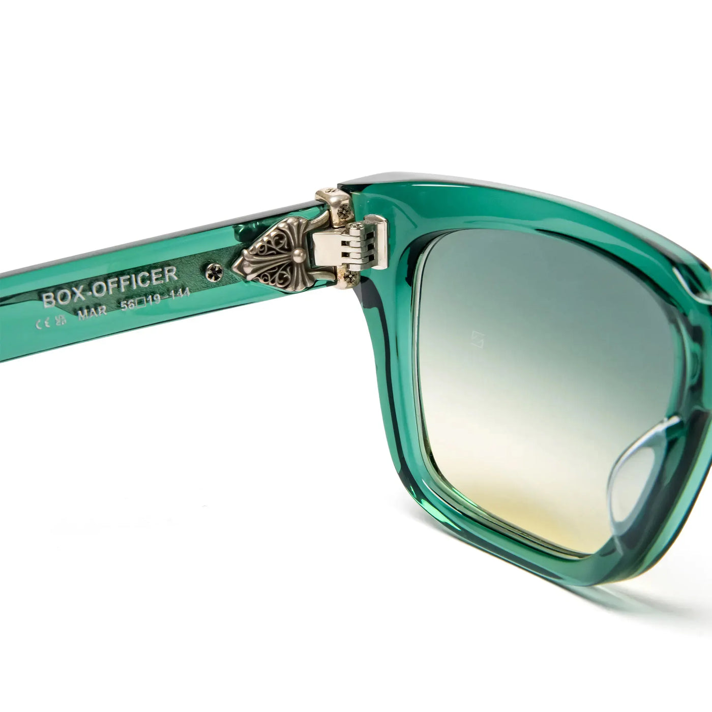 Lunettes de soleil Chrome Hearts Box Officer Marine — vue 7