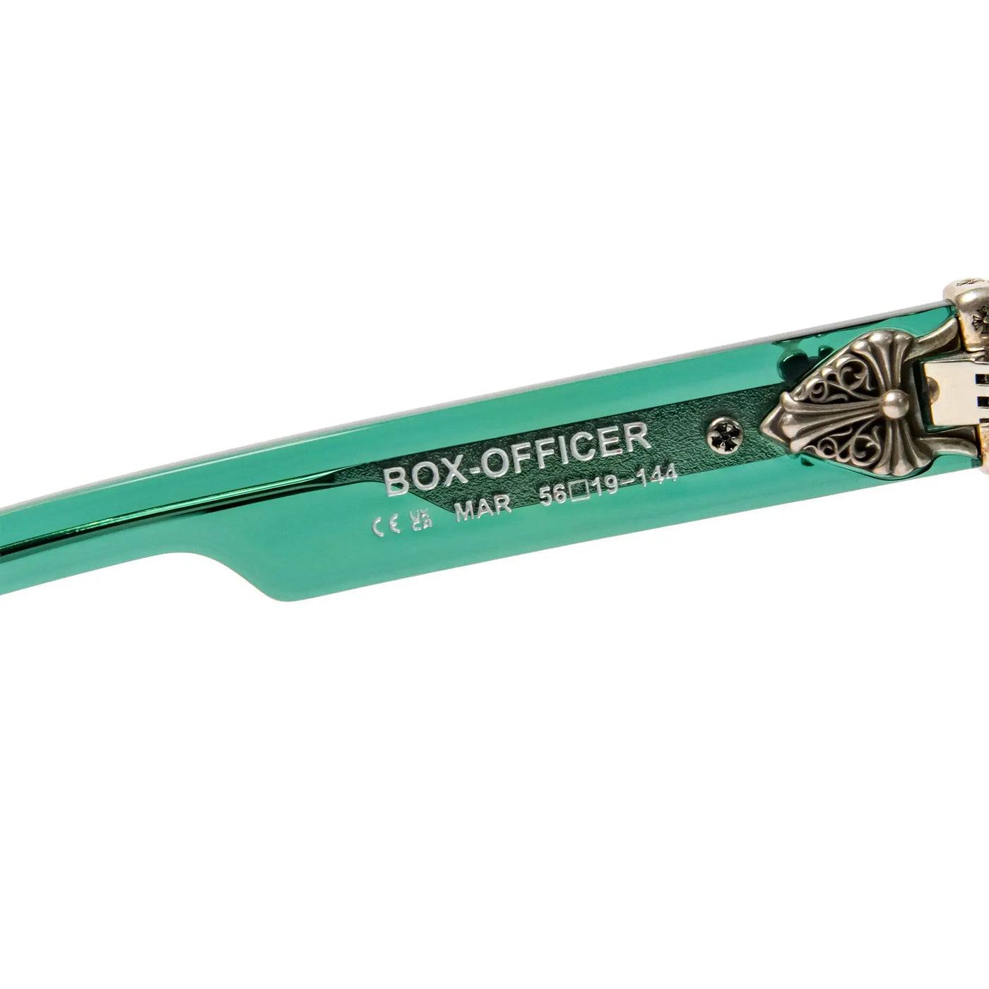 Lunettes de soleil Chrome Hearts Box Officer Marine — vue 8
