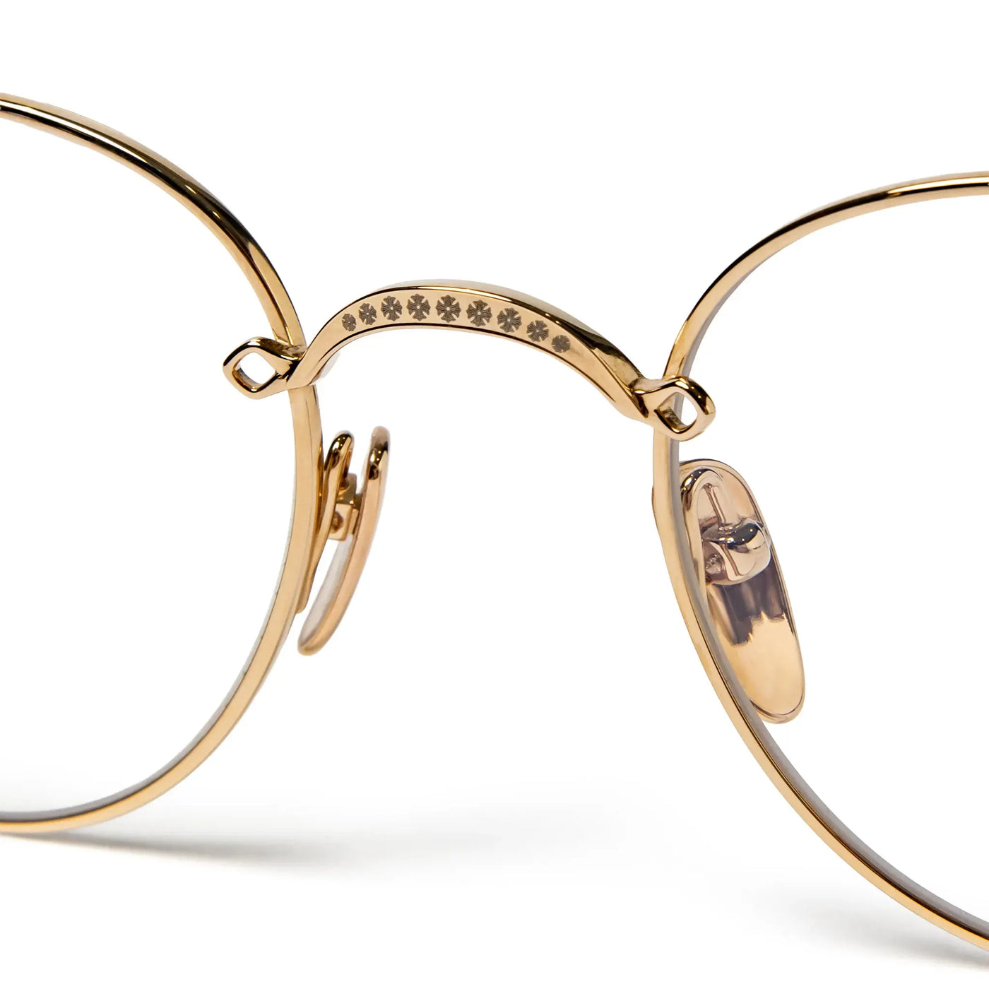 Lunettes de soleil Chrome Hearts Bubba - A Or — vue 3