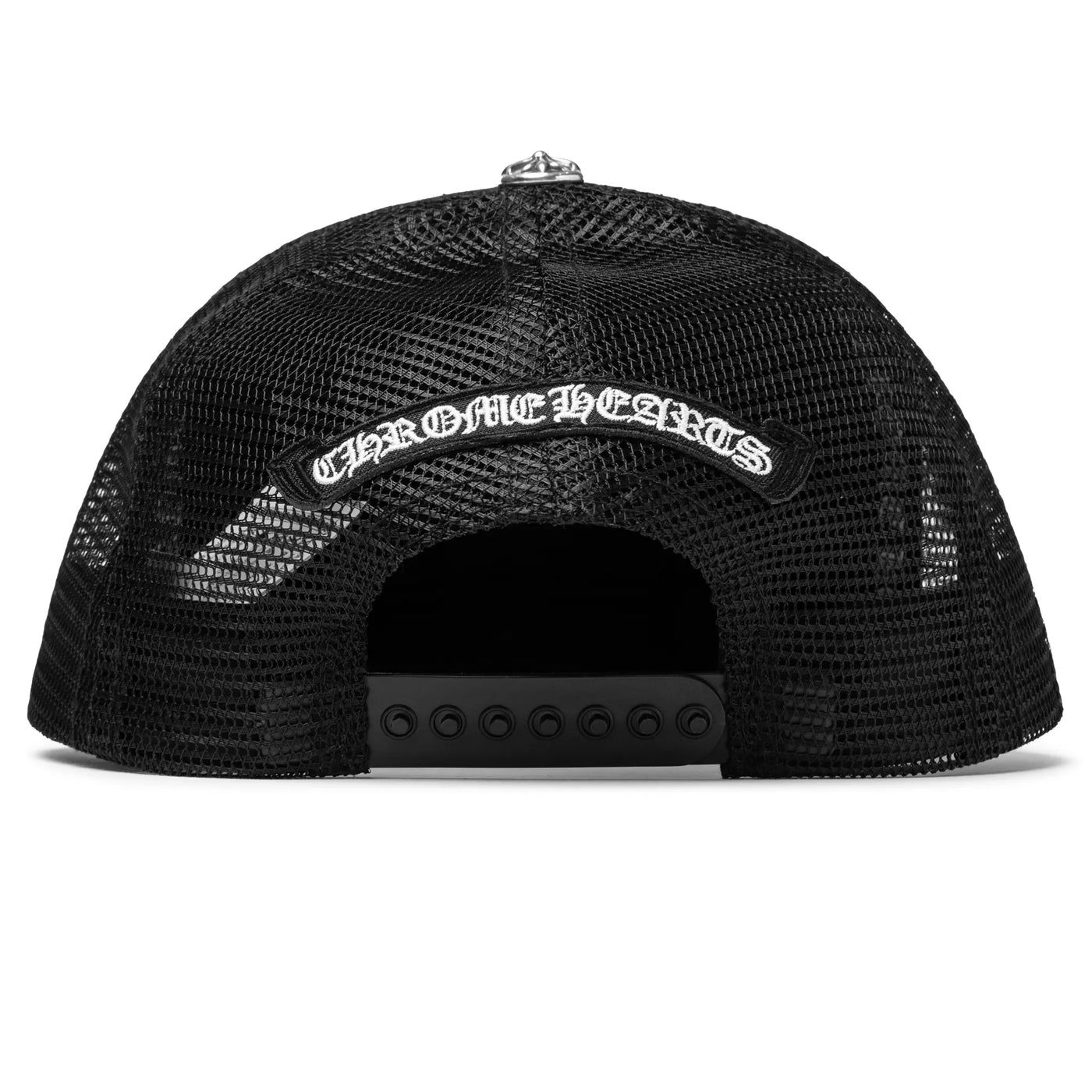 Casquette Chrome Hearts Cemetery Noir Blanc Trucker — vue 3