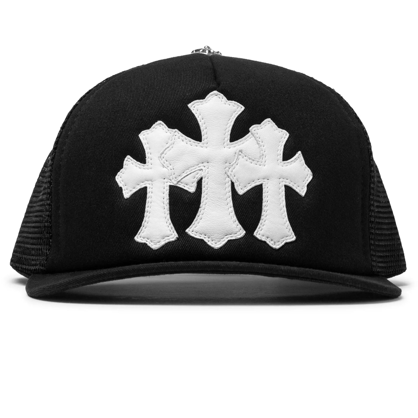 Casquette Chrome Hearts Cemetery Noir Blanc Trucker — vue 2