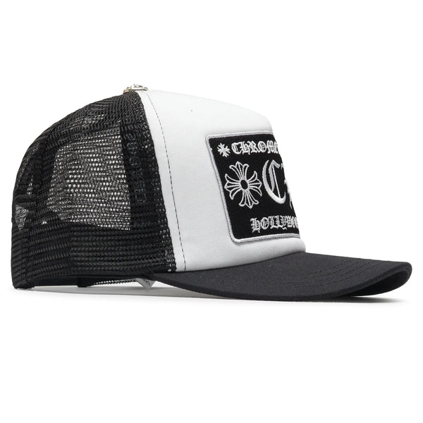Casquette Chrome Hearts CH Hollywood Blanc Noir Trucker