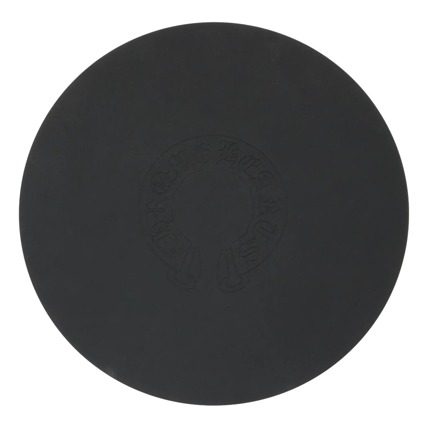 Coussin Chrome Hearts Cross Logo Round Noir Rubber Mat — vue 2