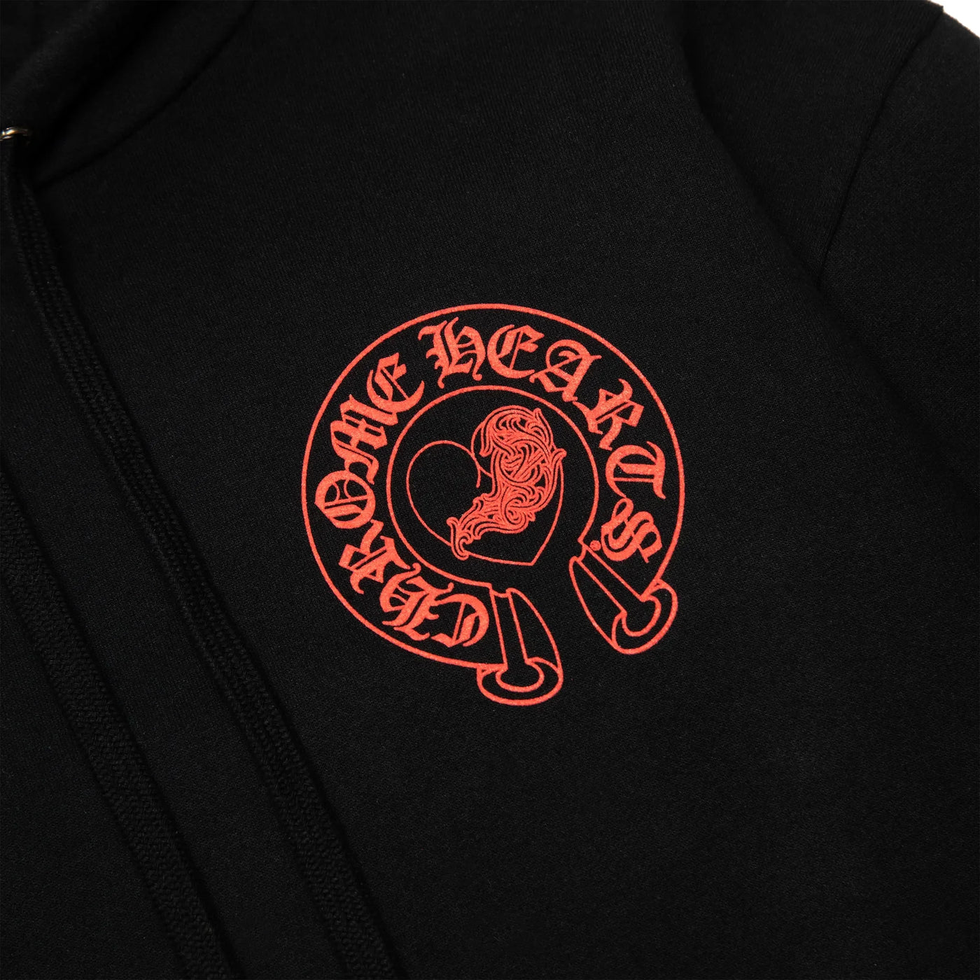 Hoodie Chrome Hearts Deadly Doll Online Exclusive Noir Rouge — vue 9