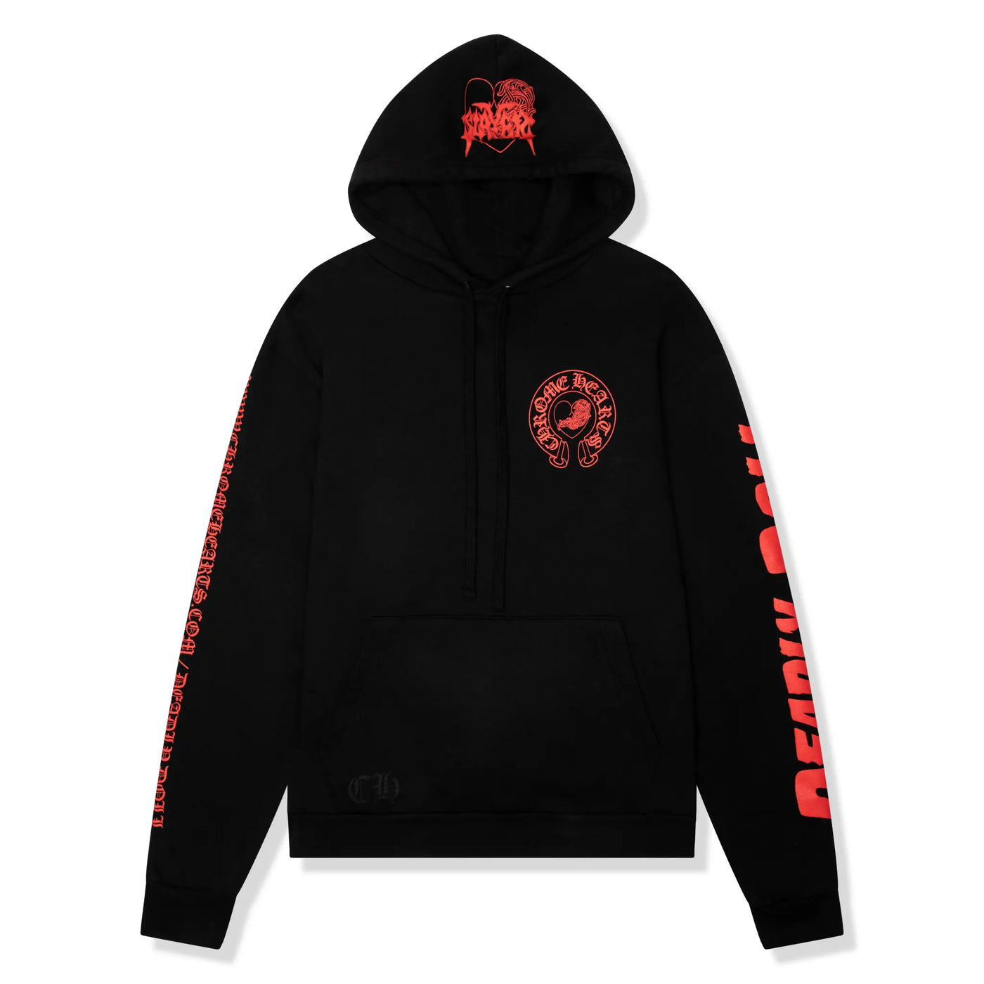 Hoodie Chrome Hearts Deadly Doll Online Exclusive Noir Rouge