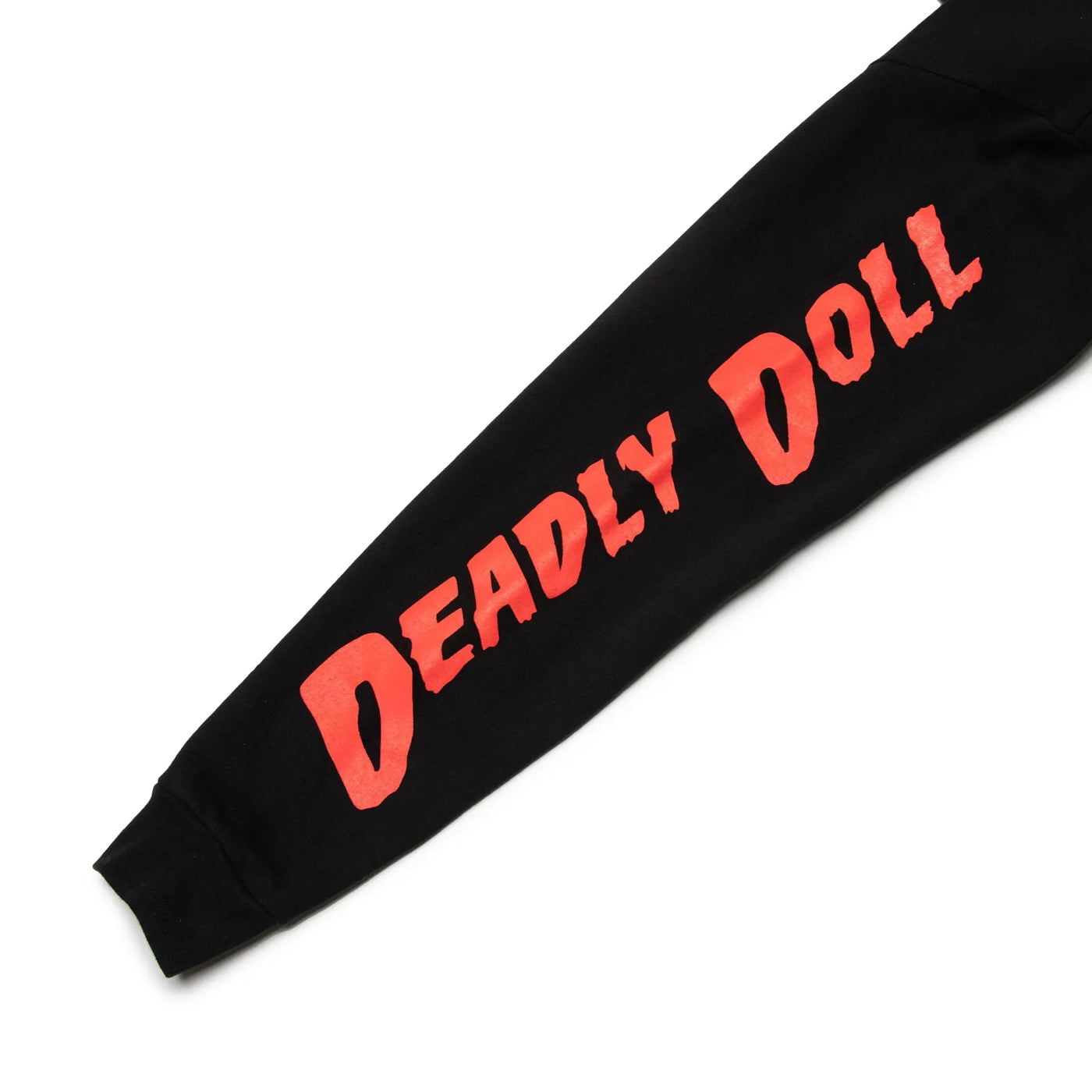 Hoodie Chrome Hearts Deadly Doll Online Exclusive Noir Rouge — vue 6