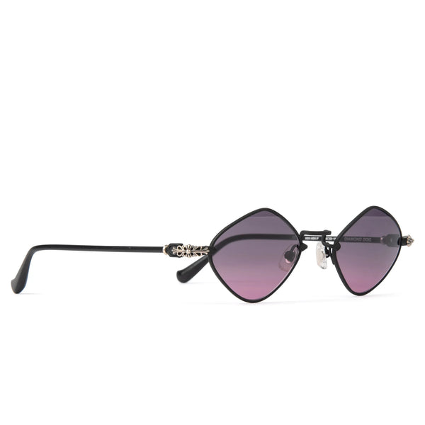 Lunettes de soleil Chrome Hearts Diamond Dog Matte Noir