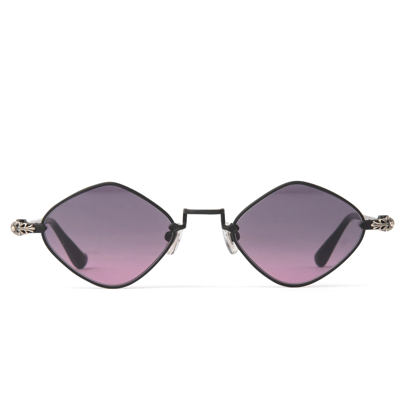 Lunettes de soleil Chrome Hearts Diamond Dog Matte Noir — vue 2