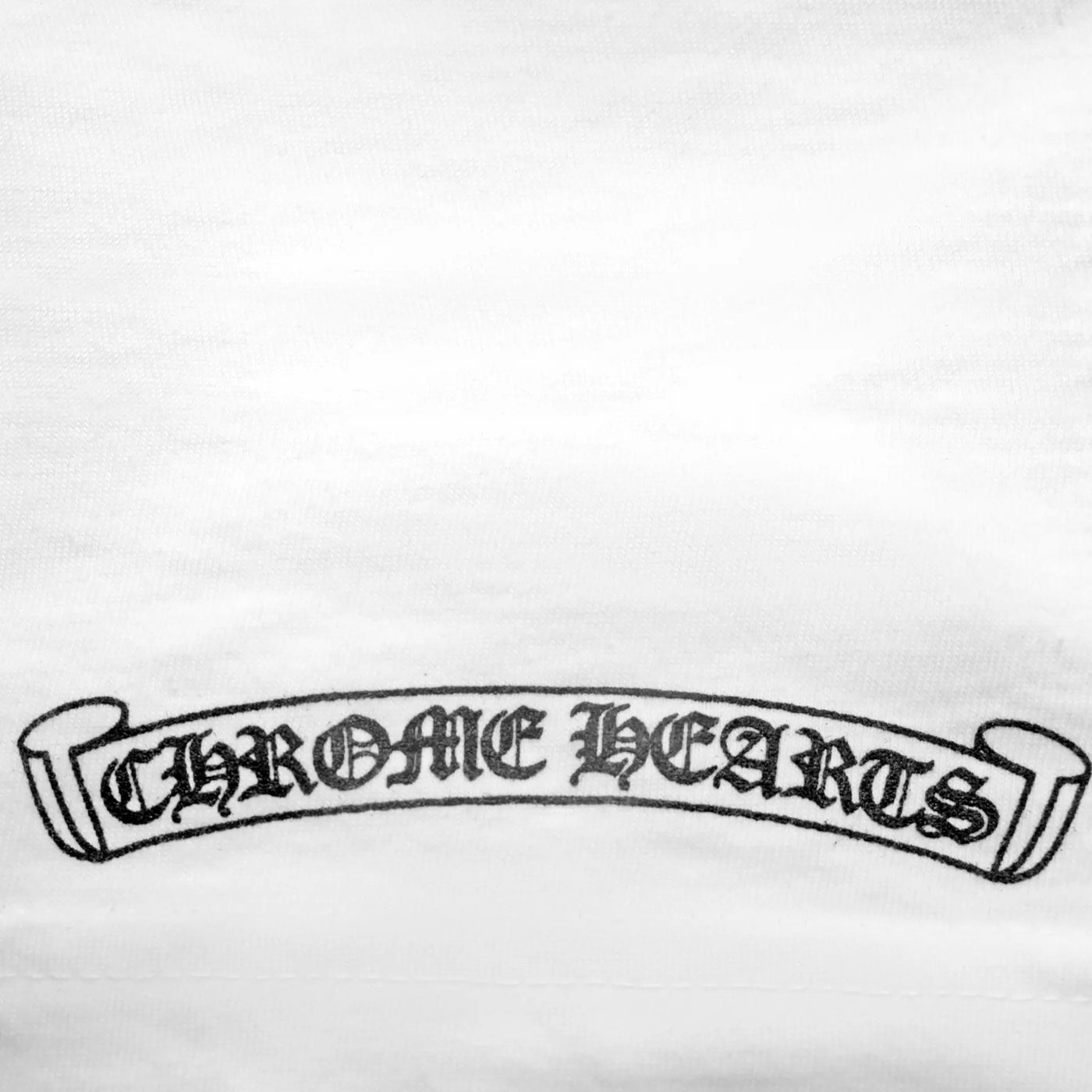 T-Shirt Chrome Hearts Floral Horse Pocket Logo L/S Blanc T-shirt — vue 6