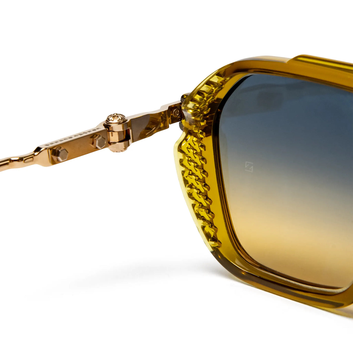 Lunettes de soleil Chrome Hearts Fuckery Malt Or — vue 6
