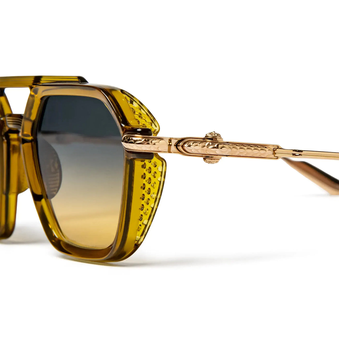 Lunettes de soleil Chrome Hearts Fuckery Malt Or — vue 5