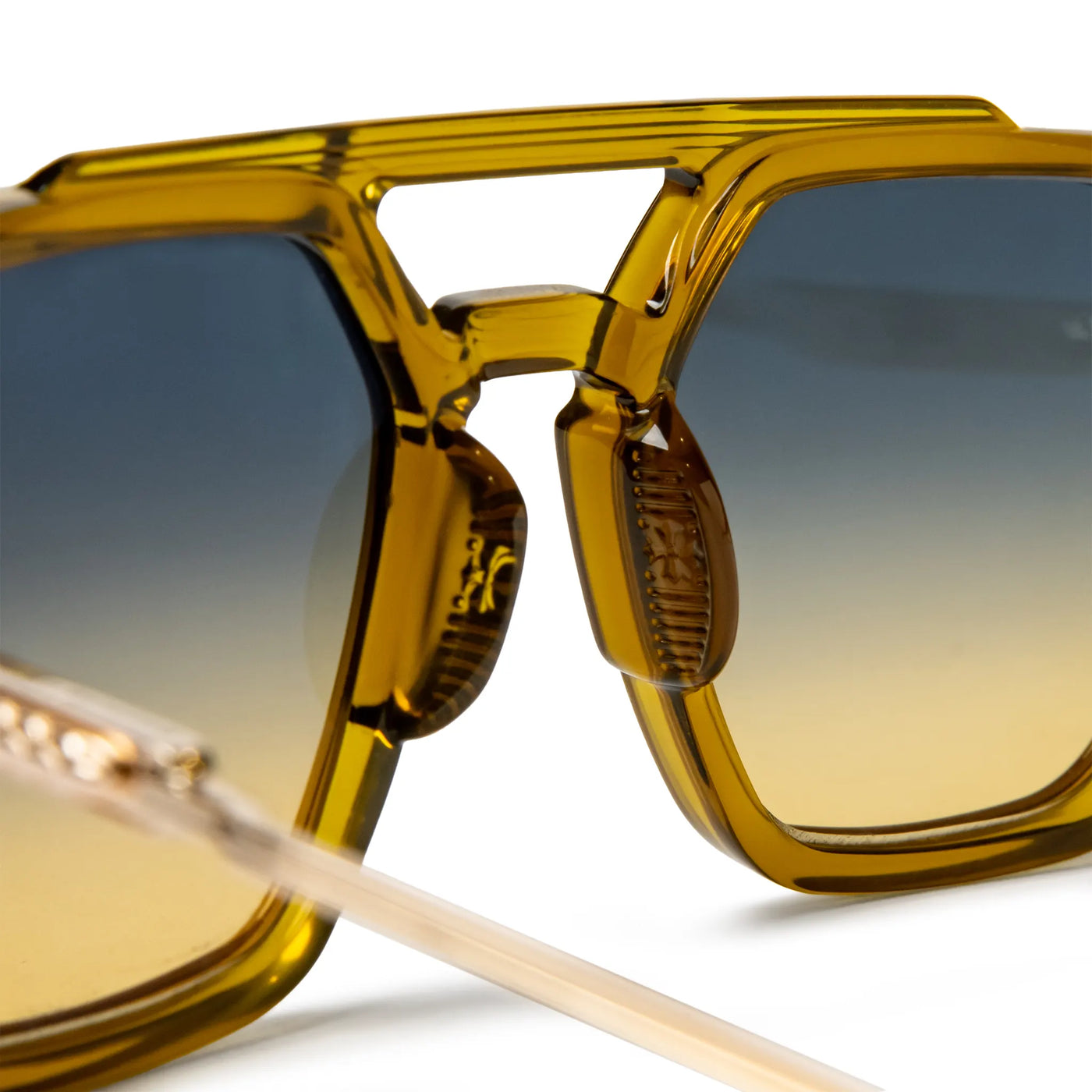 Lunettes de soleil Chrome Hearts Fuckery Malt Or — vue 4