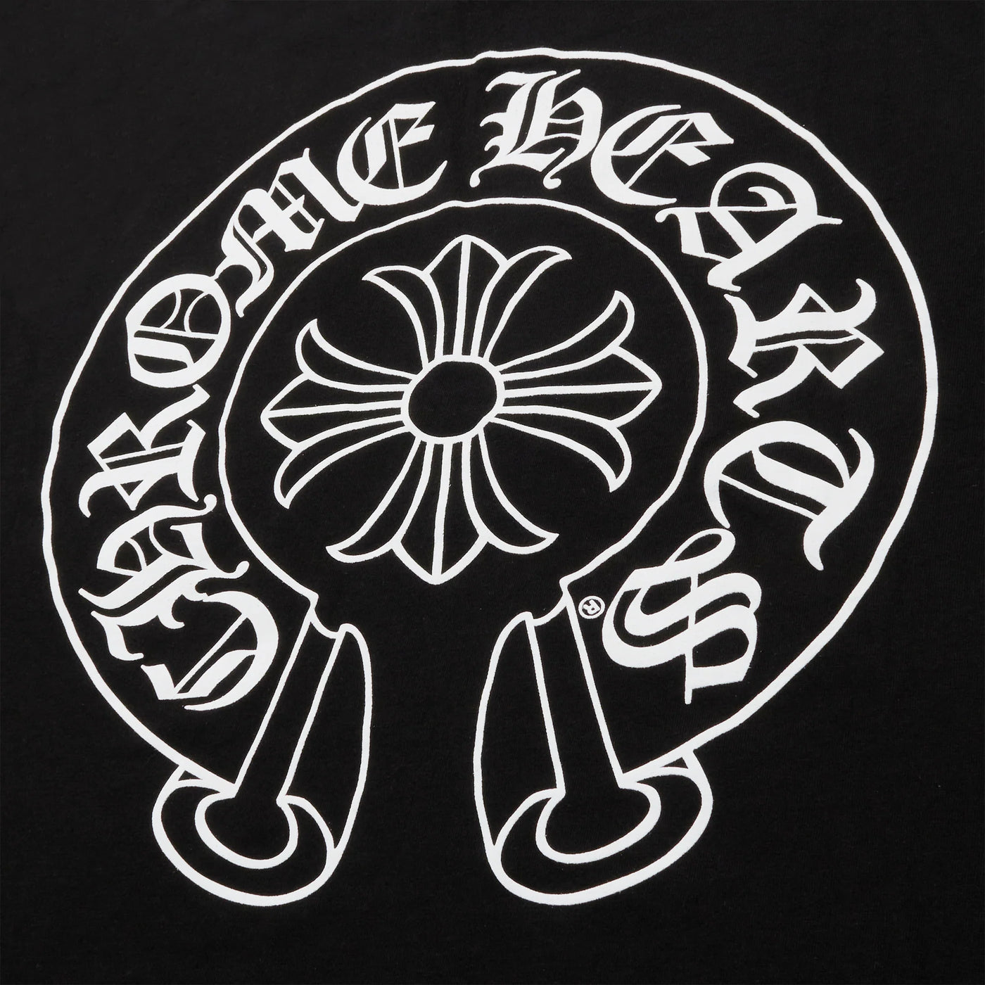 T-Shirt Chrome Hearts Horse Pocket Logo Noir T Shirt — vue 5