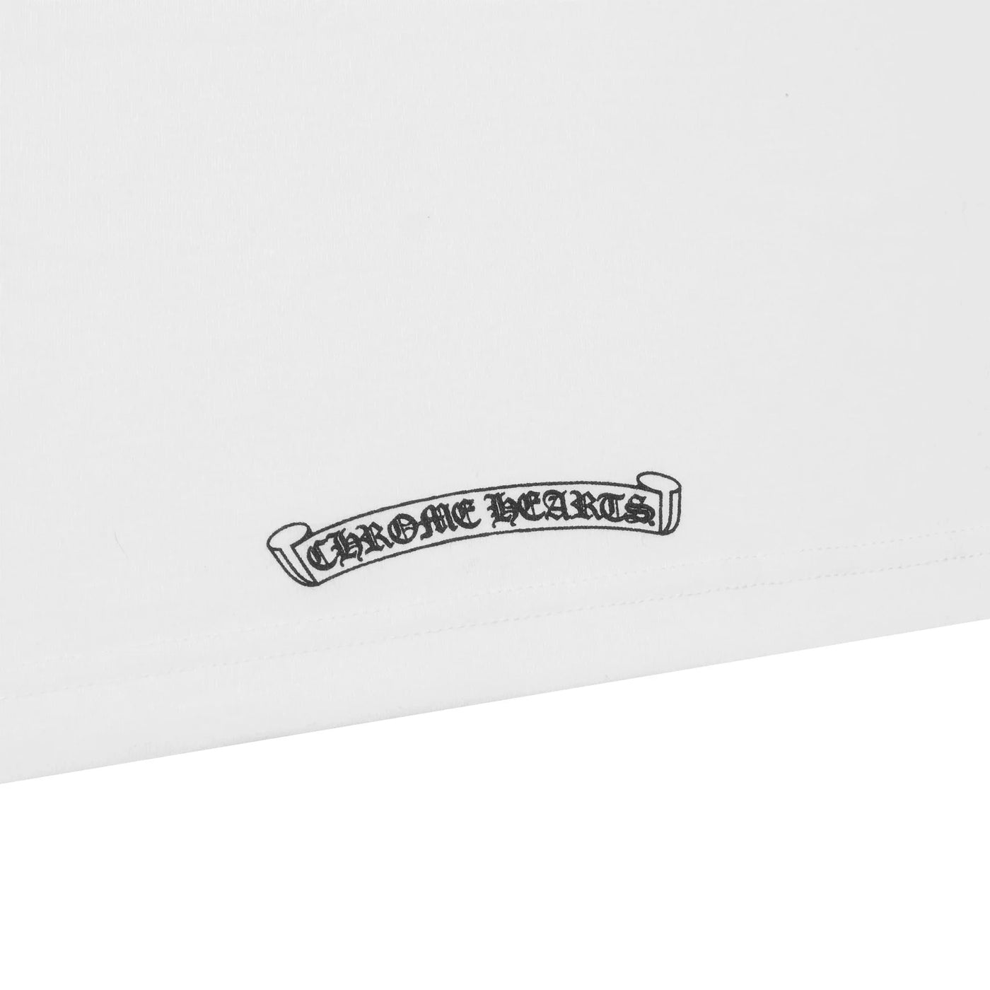 T-Shirt Chrome Hearts Horse Pocket Logo Blanc T Shirt — vue 6