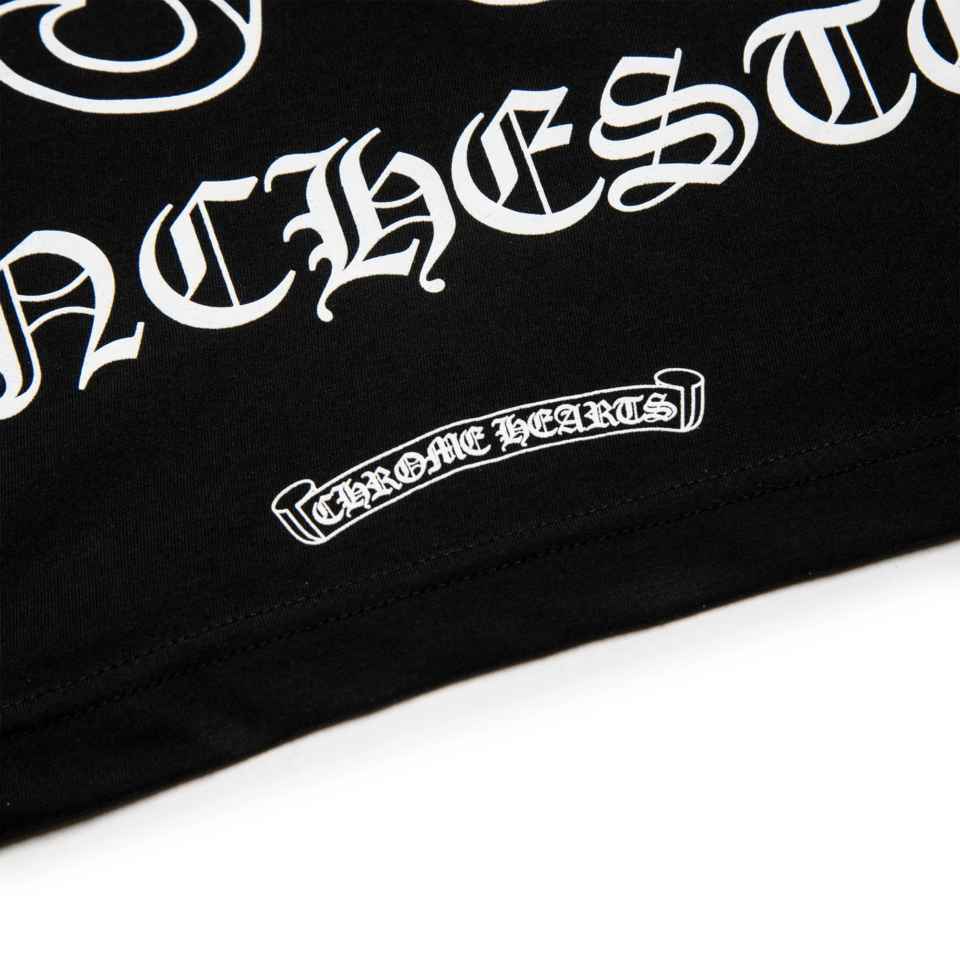 T-Shirt Chrome Hearts Manchester Exclusive Horse Pocket Logo Noir T Shirt — vue 6