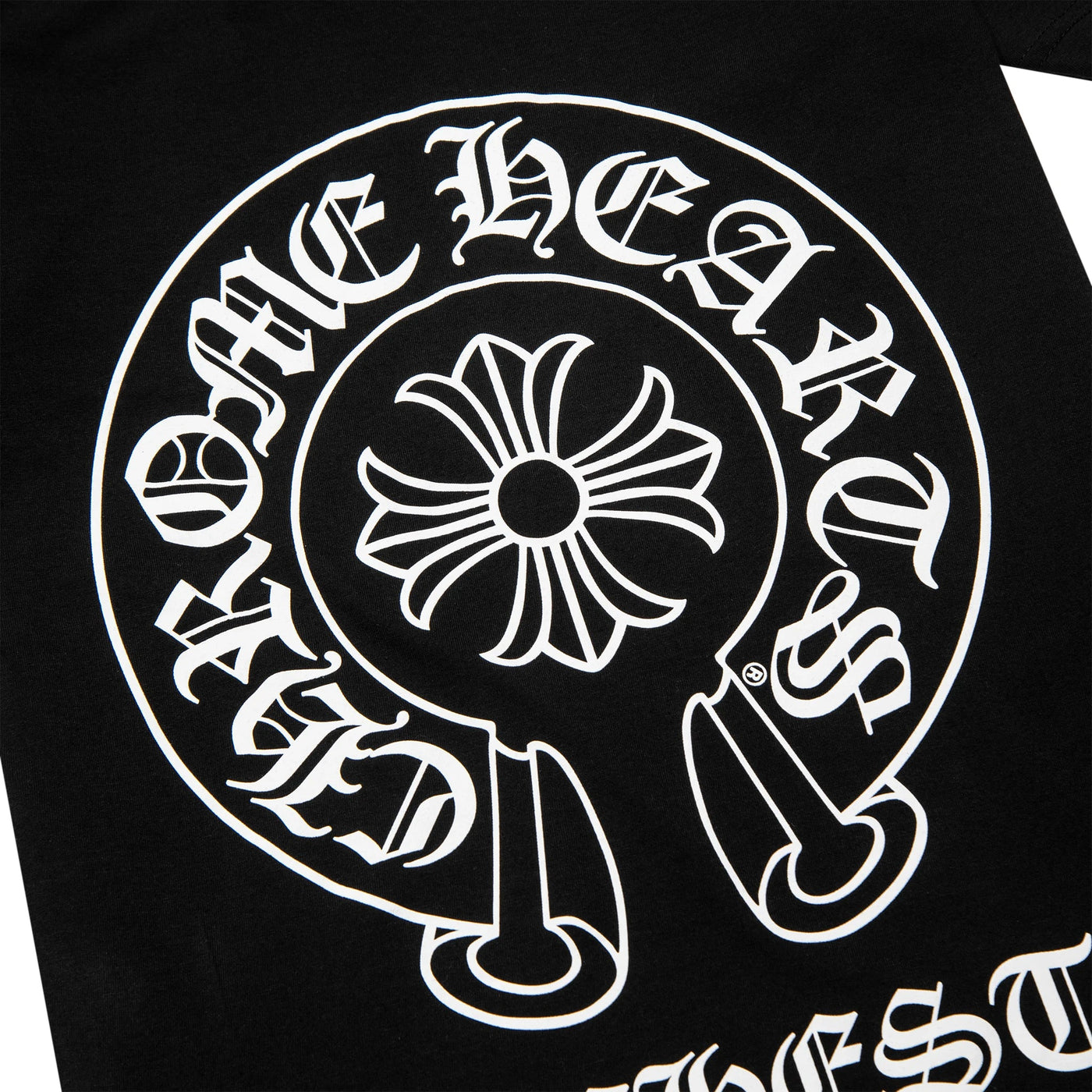 T-Shirt Chrome Hearts Manchester Exclusive Horse Pocket Logo Noir T Shirt — vue 5
