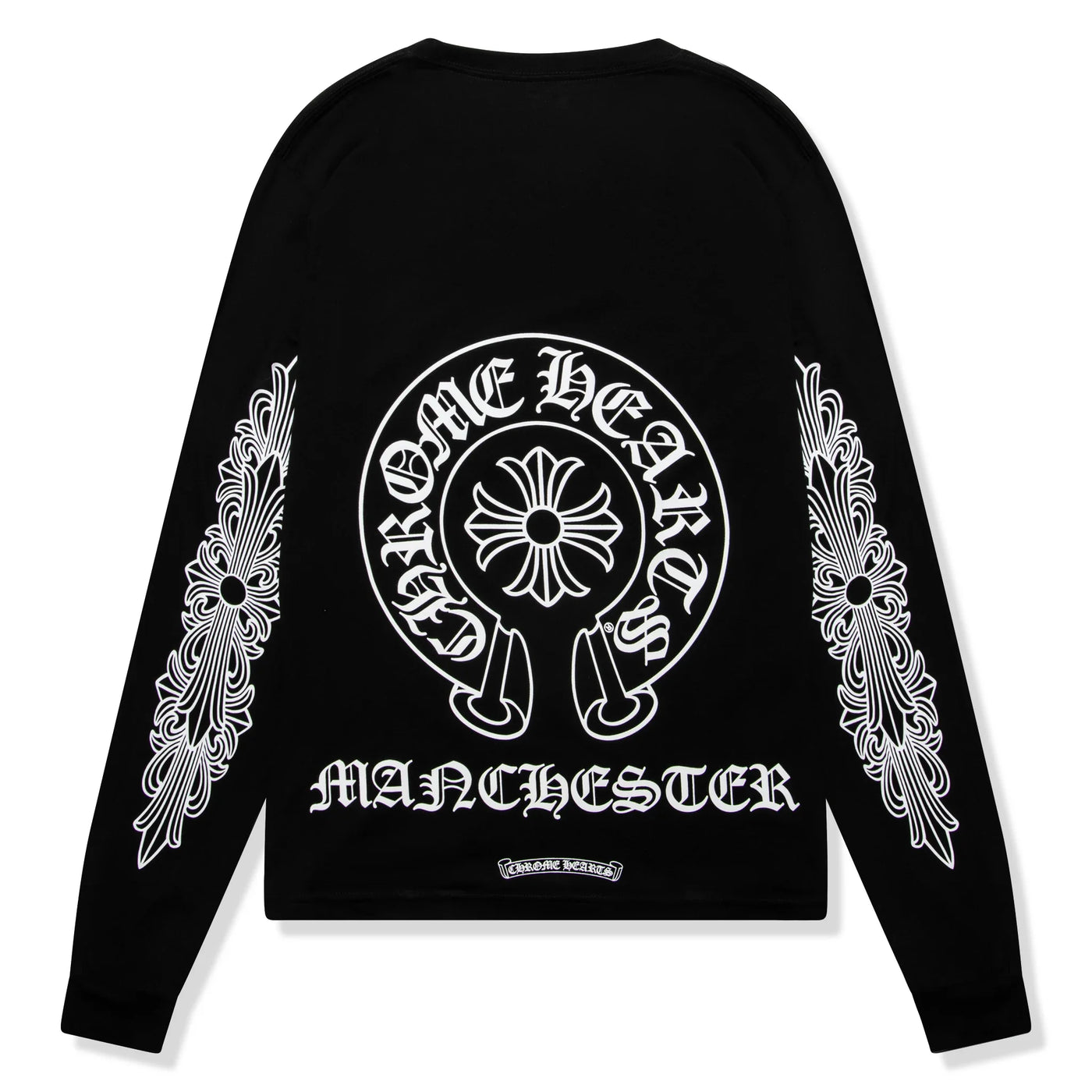T-Shirt Chrome Hearts Manchester Exclusive Horse Pocket Logo L/S Noir T Shirt — vue 2