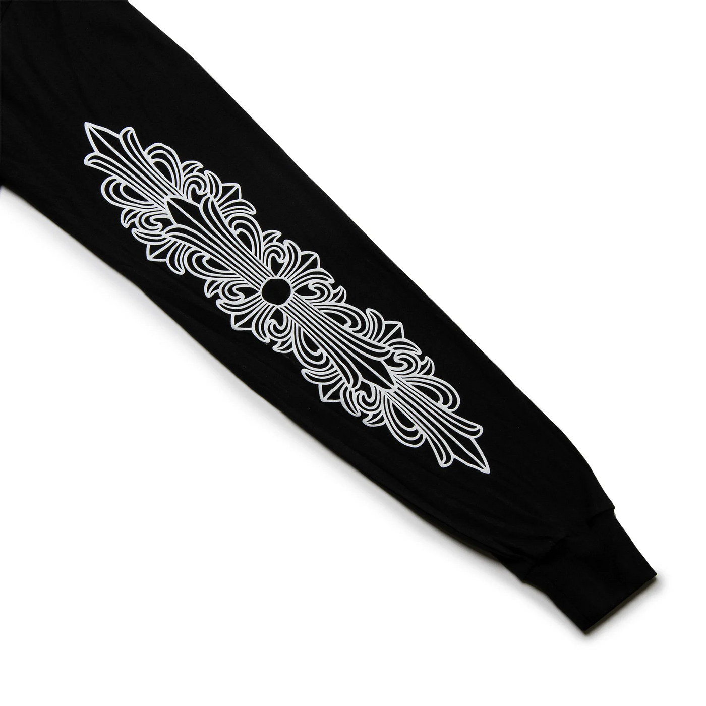 T-Shirt Chrome Hearts Manchester Exclusive Horse Pocket Logo L/S Noir T Shirt — vue 3