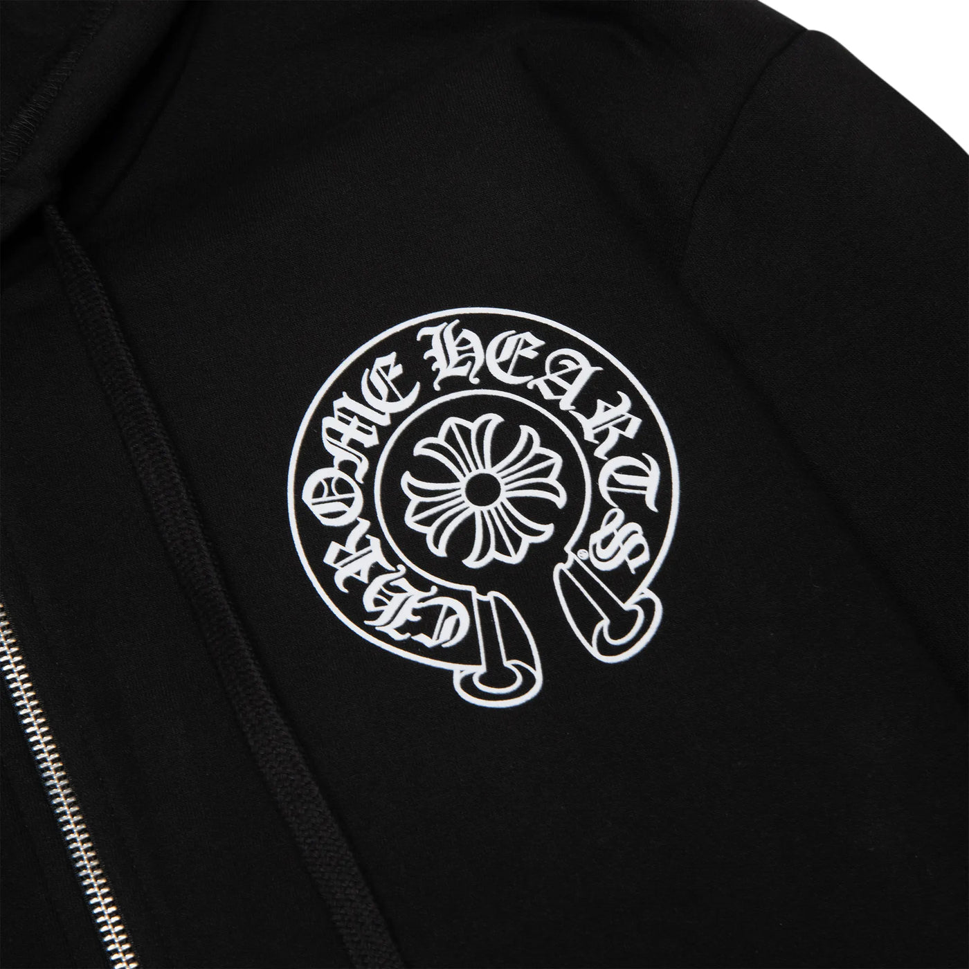Hoodie Chrome Hearts Manchester Exclusive Horse Zip-up Noir — vue 6