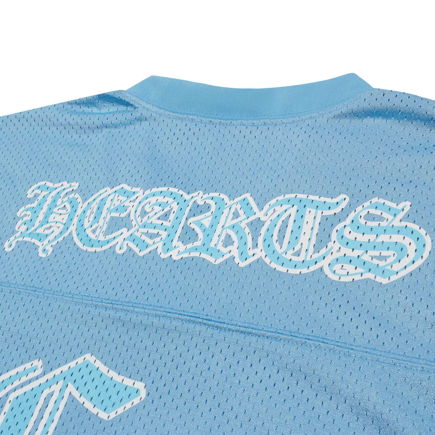 Short Chrome Hearts Stadium Mesh Bleu Jersey — vue 4