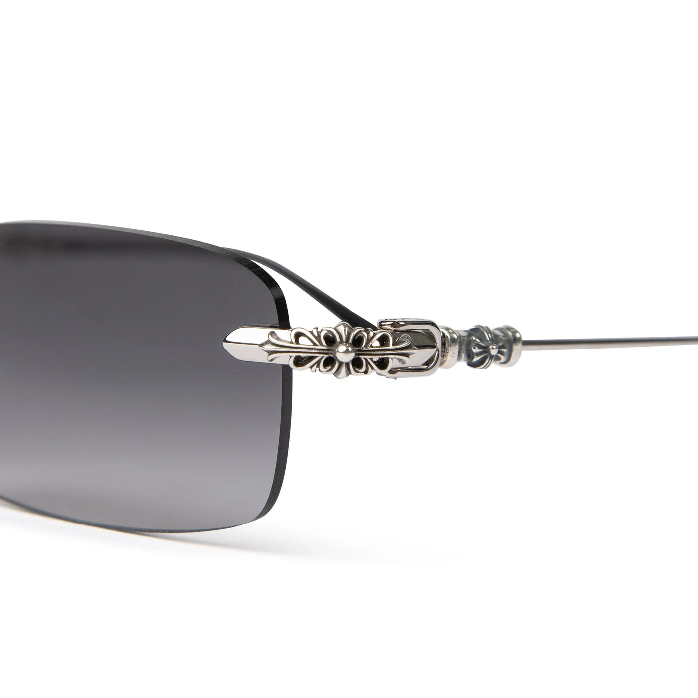 Lunettes de soleil Chrome Hearts Pills III Argent Noir — vue 4