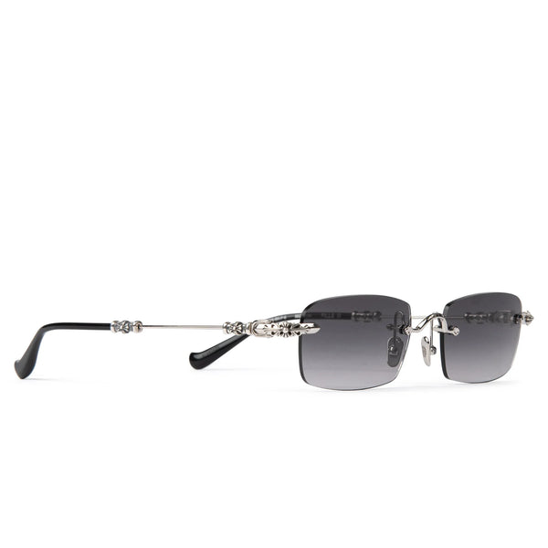 Lunettes de soleil Chrome Hearts Pills III Argent Noir