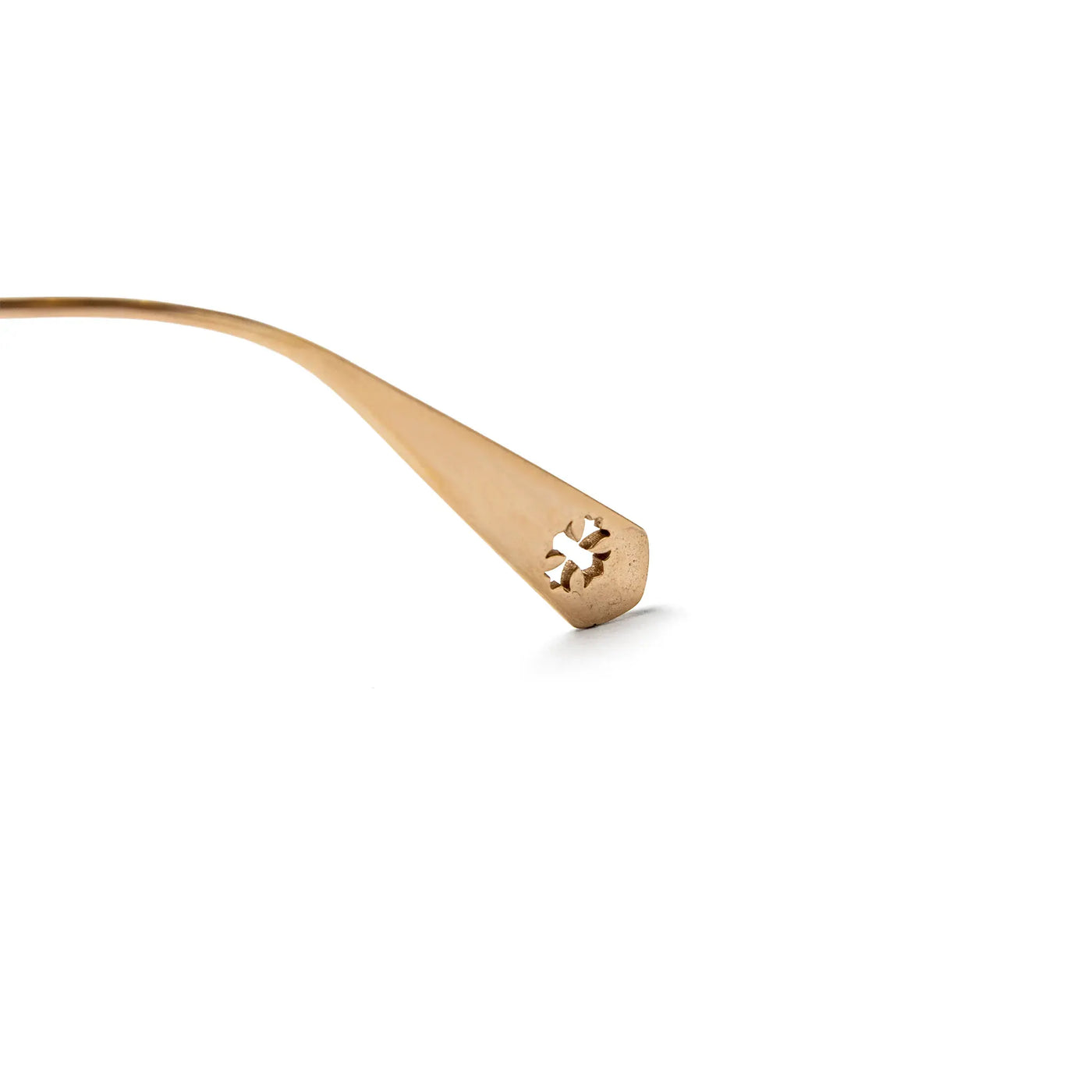 Lunettes de soleil Chrome Hearts Sluntradiction Noir Or Pleated — vue 10