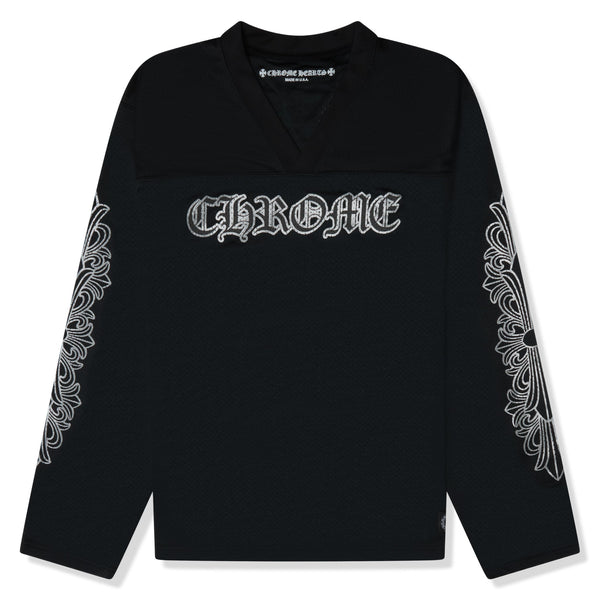 T-Shirt Chrome Hearts Stadium Mesh L/S Noir Jersey