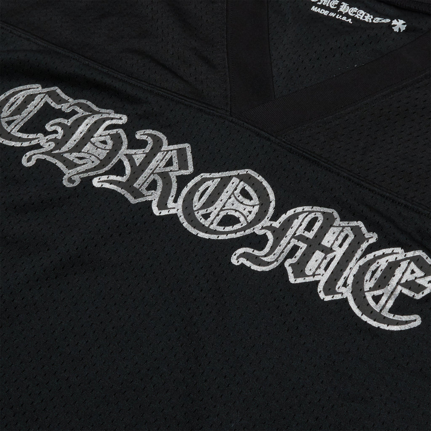 T-Shirt Chrome Hearts Stadium Mesh L/S Noir Jersey — vue 3
