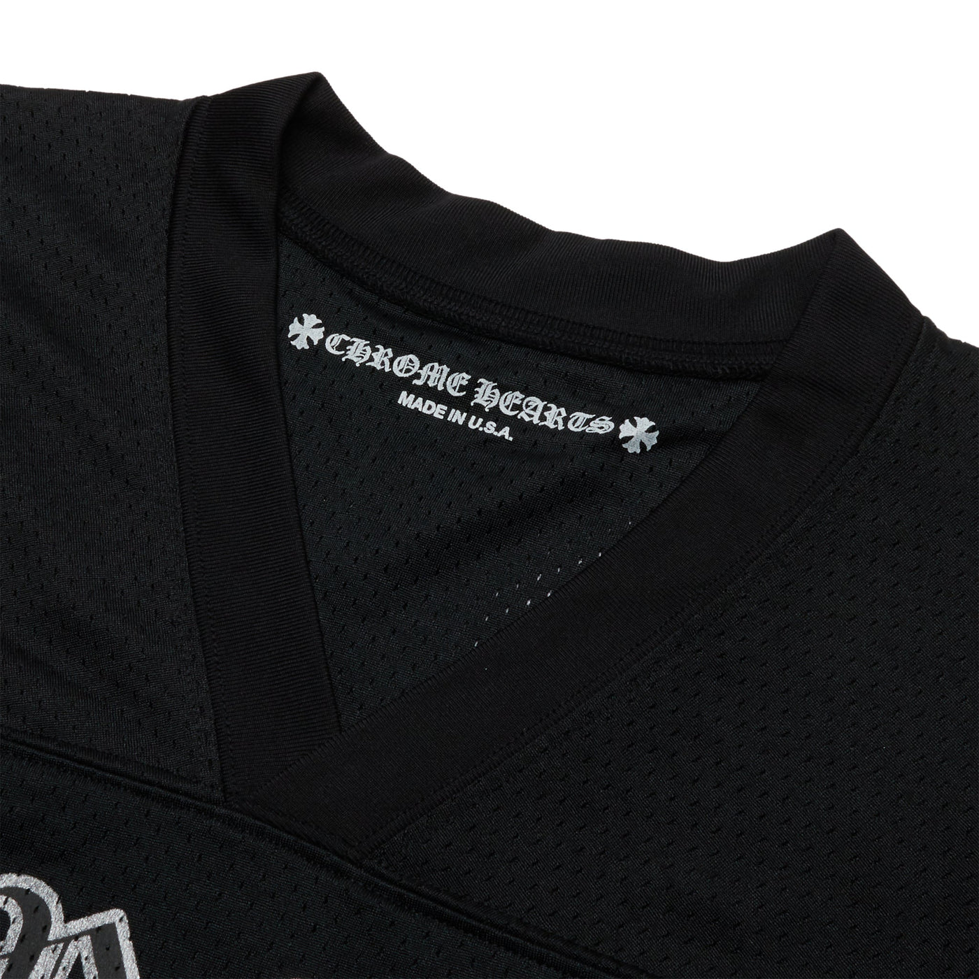 T-Shirt Chrome Hearts Stadium Mesh L/S Noir Jersey — vue 5